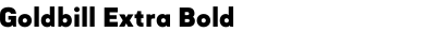 Goldbill Extra Bold